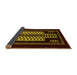 Sideview of Oriental Yellow Industrial Rug, urb924yw