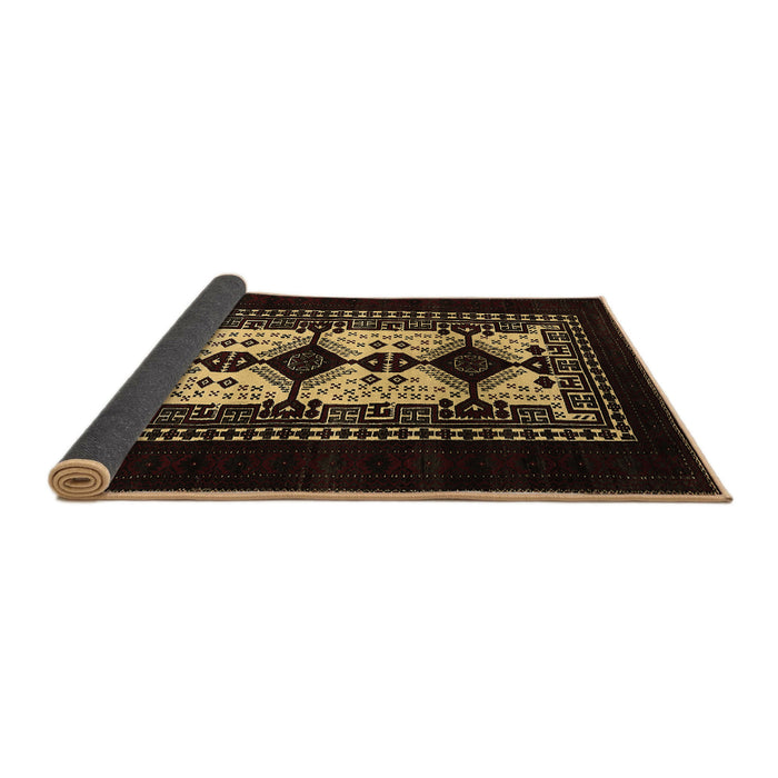 Sideview of Oriental Brown Industrial Rug, urb925brn