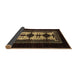 Sideview of Oriental Brown Industrial Rug, urb925brn