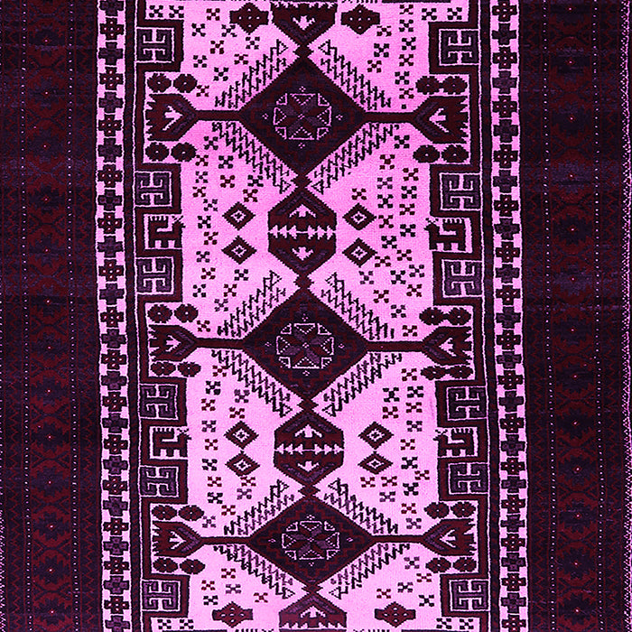 Machine Washable Oriental Pink Industrial Rug, wshurb925pnk