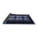 Sideview of Oriental Blue Industrial Rug, urb925blu