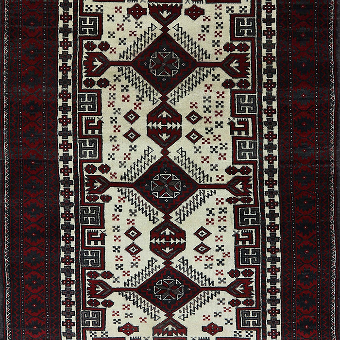 Mid-Century Modern Chocolate Brown Oriental Rug, urb925
