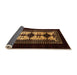 Sideview of Oriental Orange Industrial Rug, urb925org