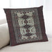 Lifestyle Image of Mid-Century Modern Urban Square Chocolate Brown Throw Pillow, 18 inch by 18 inch, pwurb925