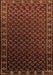 Machine Washable Oriental Orange Industrial Area Rugs, wshurb926org