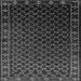 Square Oriental Gray Industrial Rug, urb926gry