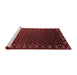 Industrial Red Washable Rugs