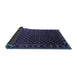 Sideview of Oriental Blue Industrial Rug, urb926blu