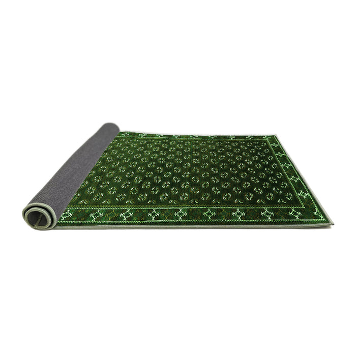 Sideview of Oriental Green Industrial Rug, urb926grn