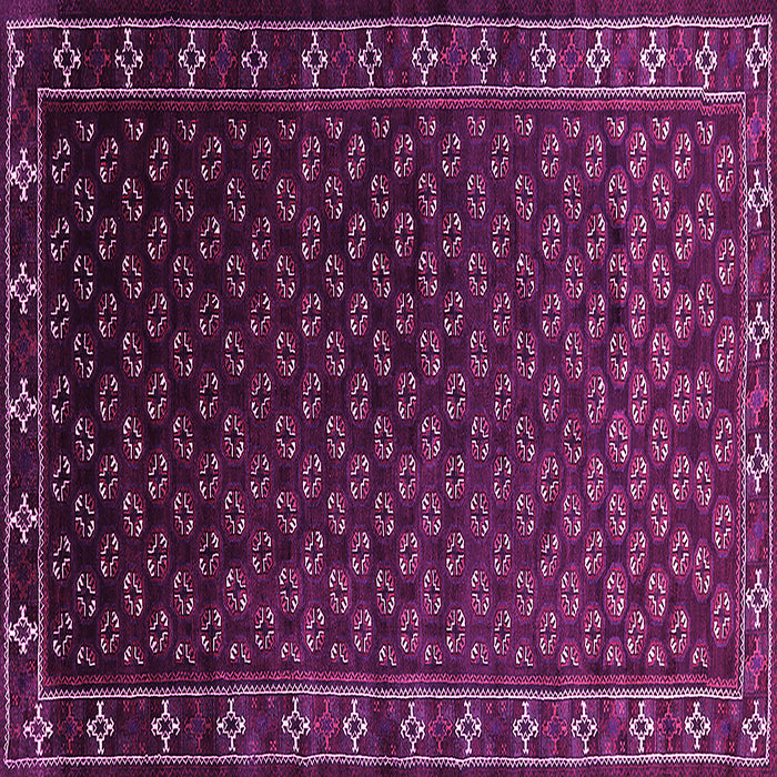 Square Machine Washable Oriental Pink Industrial Rug, wshurb926pnk