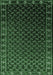 Machine Washable Oriental Emerald Green Industrial Area Rugs, wshurb926emgrn