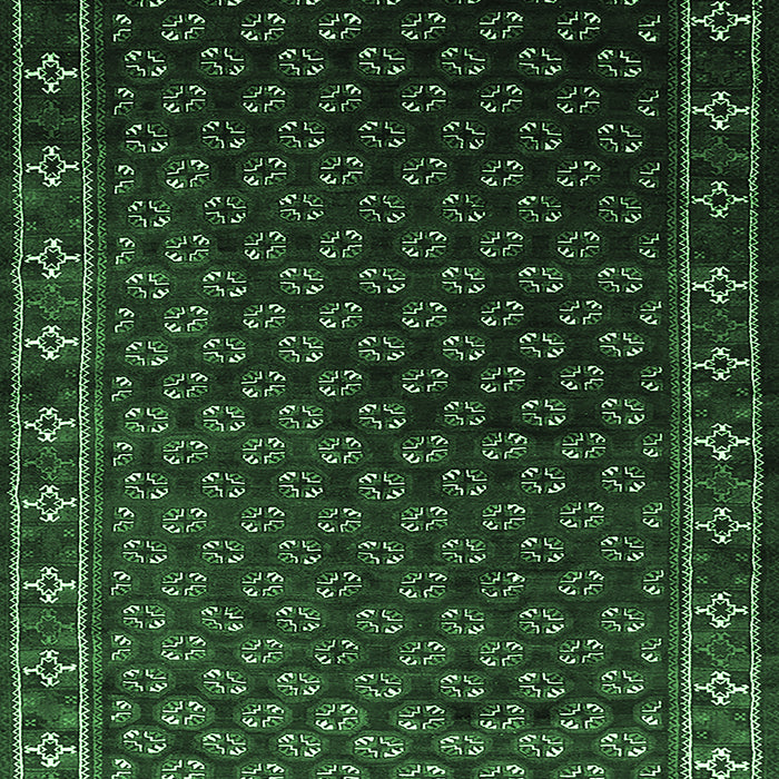 Machine Washable Oriental Emerald Green Industrial Area Rugs, wshurb926emgrn