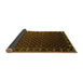 Sideview of Oriental Yellow Industrial Rug, urb926yw