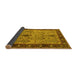 Sideview of Oriental Yellow Industrial Rug, urb927yw