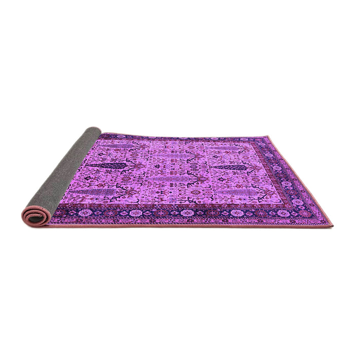 Sideview of Oriental Purple Industrial Rug, urb927pur
