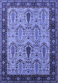 Oriental Blue Industrial Rug, urb927blu