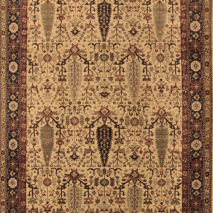 Oriental Brown Industrial Rug, urb927brn