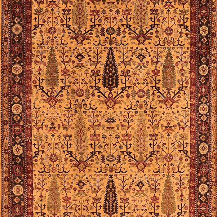Oriental Orange Industrial Rug, urb927org