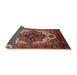 Sideview of Mid-Century Modern Red Persian Rug, urb928