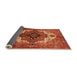 Sideview of Persian Orange Traditional Rug, urb928org
