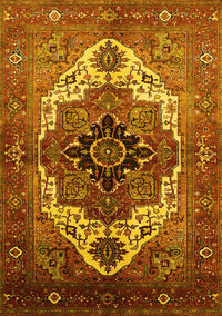 Persian Yellow Traditional Rug, urb928yw