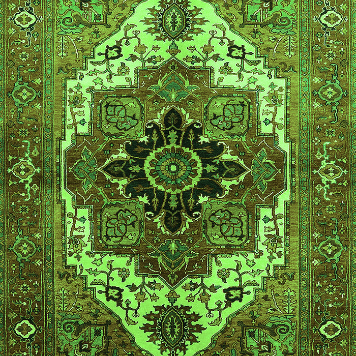 Persian Green Traditional Rug, urb928grn