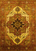 Machine Washable Persian Yellow Traditional Rug, wshurb928yw