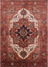 Mid-Century Modern Red Persian Rug, urb928