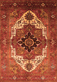 Persian Orange Traditional Rug, urb928org