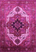 Machine Washable Persian Pink Traditional Rug, wshurb928pnk