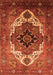 Machine Washable Persian Orange Traditional Area Rugs, wshurb928org