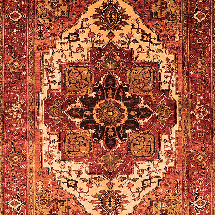 Machine Washable Persian Orange Traditional Area Rugs, wshurb928org