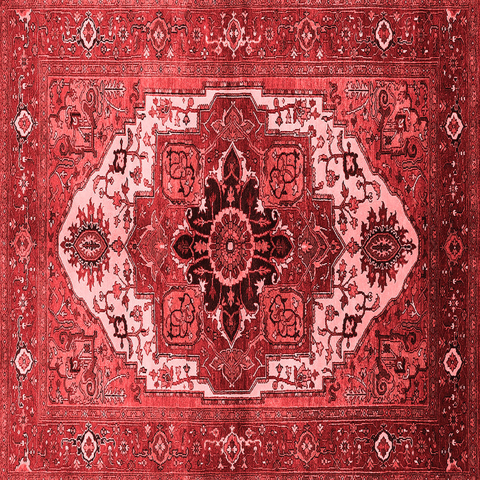 Machine Washable Persian Red Traditional Rug, wshurb928red