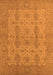 Machine Washable Oriental Orange Traditional Area Rugs, wshurb929org