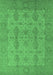 Oriental Emerald Green Traditional Rug, urb929emgrn