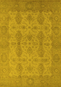 Oriental Yellow Traditional Rug, urb929yw