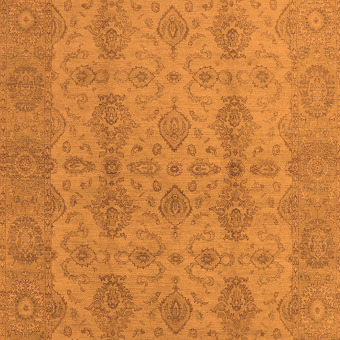 Oriental Orange Traditional Rug, urb929org