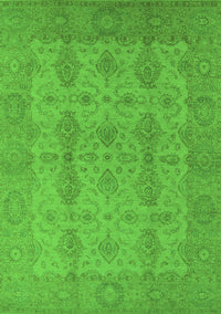 Oriental Green Traditional Rug, urb929grn