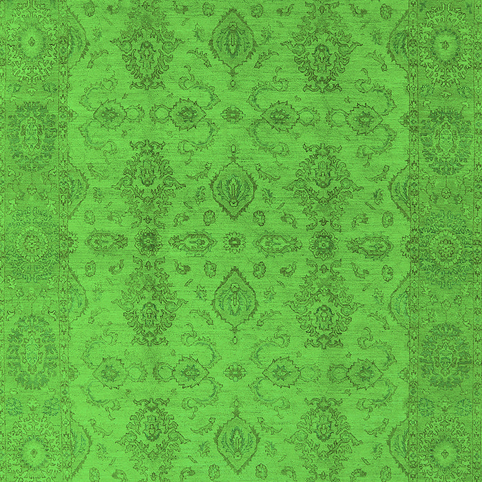 Oriental Green Traditional Rug, urb929grn