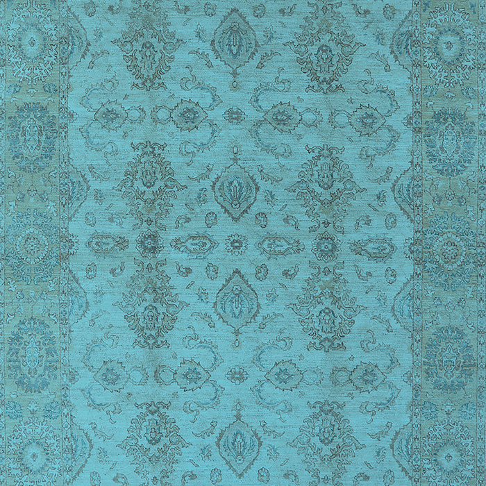 Oriental Light Blue Traditional Rug, urb929lblu