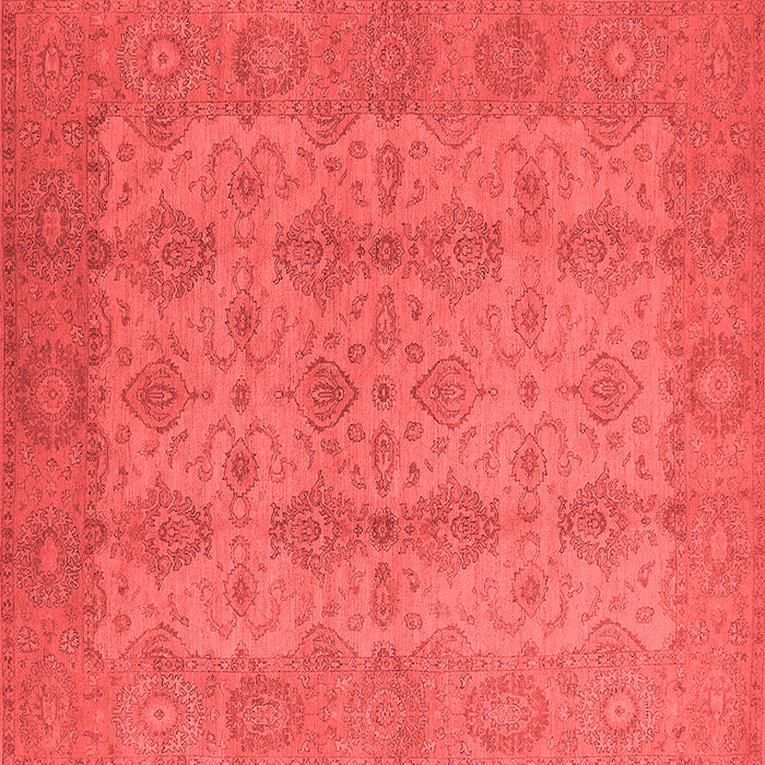 Machine Washable Oriental Red Traditional Rug, wshurb929red