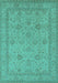 Oriental Turquoise Traditional Rug, urb930turq