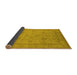 Sideview of Oriental Yellow Traditional Rug, urb930yw