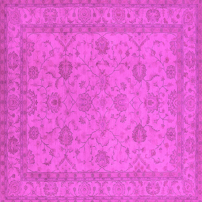 Square Oriental Pink Traditional Rug, urb930pnk