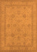 Oriental Orange Traditional Rug, urb930org