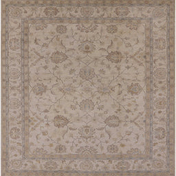 Square Machine Washable Industrial Modern Dark Almond Brown Rug, wshurb930