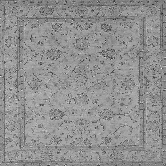 Square Oriental Gray Traditional Rug, urb930gry