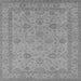 Square Oriental Gray Traditional Rug, urb930gry
