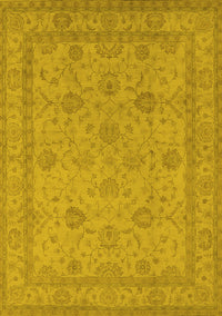 Oriental Yellow Traditional Rug, urb930yw