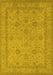 Oriental Yellow Traditional Rug, urb930yw